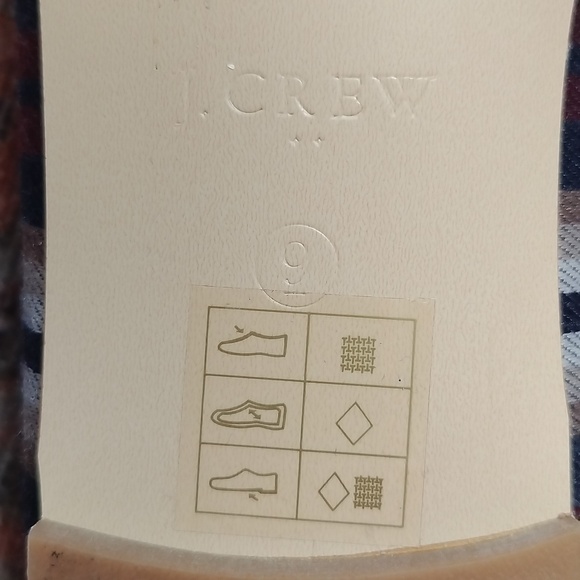 J. Crew Navy and White Striped Flats - Size 9 - Picture 5 of 5